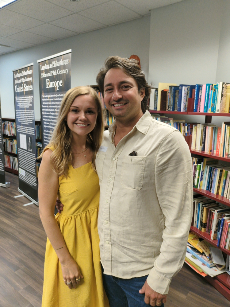 dallas jewish community free loans DHFLA Board Member Brian Waxler with wife Torie