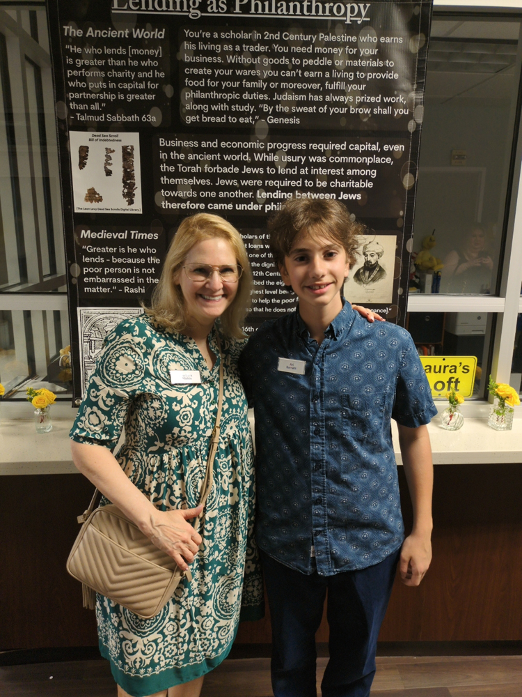 dallas jewish community no interest loans DHFLA Event Co Chair Barbara Miskin and Ari Barnett