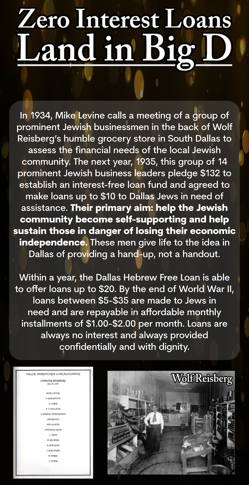 exhibit Zero Interest Big D