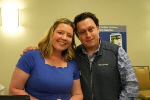 Ashley Ray and DHFLA Board Member Ben Ray