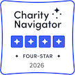 charity navigator four star rating badge 2026